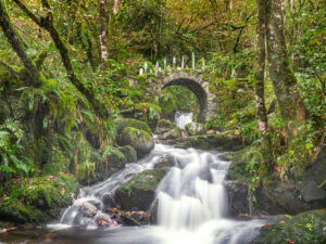 The fairy bridge, old medieval bridge in Scotland