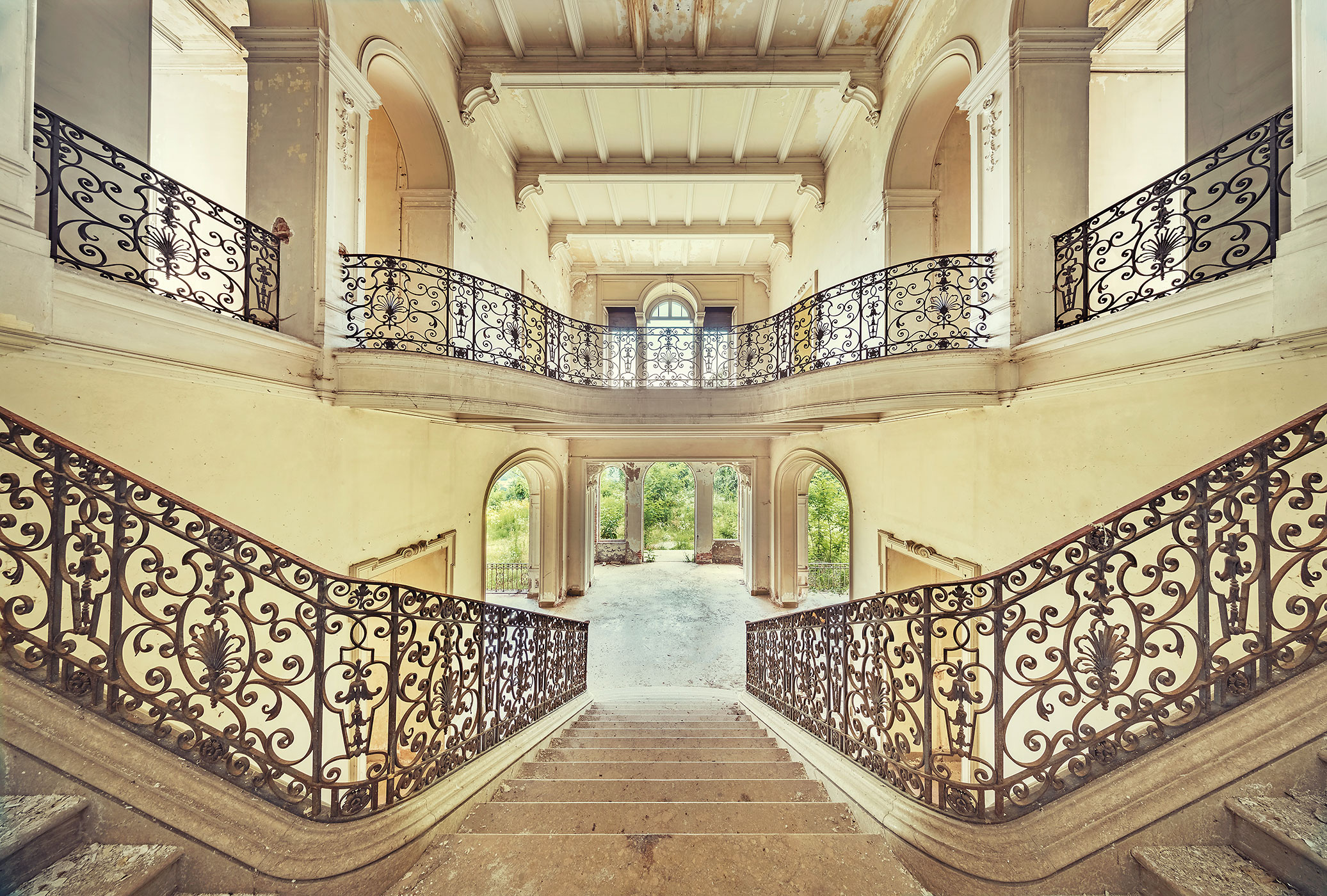 Verlassene Villa in Piemonte, Italien