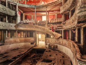 Historisches Theater aus dem 16. Jahrhundert Piemonte, Italien, Mondovi