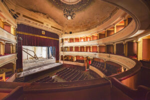 Historisches Theater in Emilia Romagna, Italien