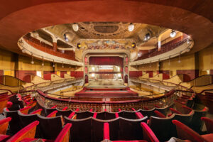 Historisches Theater in Piemonte, Italien